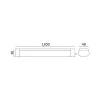 Waterproof fixture LED MIVRO 36W 4000K IP65 LED2B