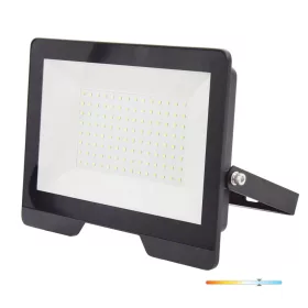 MH LED-reflektor, 120°, IP65, 100 W, Hideg fehér, fekete