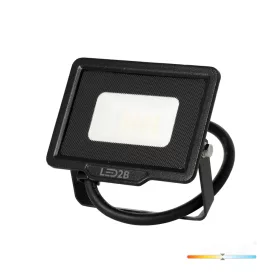   MH LED-reflektor, 120°, IP65, 10 W, Természetes fehér, fekete