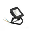 MH LED-reflektor, 120°, IP65, 10 W, Természetes fehér, fekete