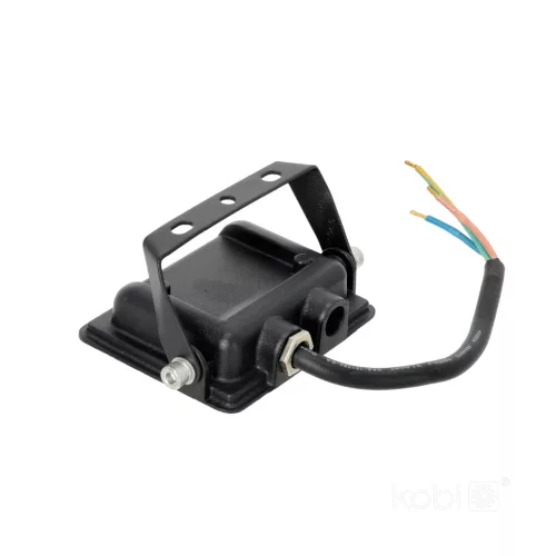 MH LED-reflektor, 120°, IP65, 10 W, Hideg fehér, fekete
