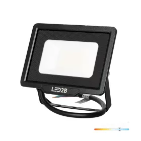 MH LED-reflektor, 120°, IP65, 20 W, Hideg fehér, fekete