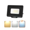 MH LED-reflektor, 120°, IP65, 20 W, Hideg fehér, fekete