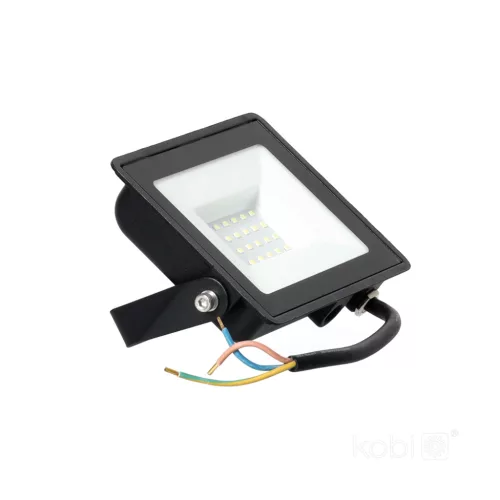 MH LED-reflektor, 120°, IP65, 30 W, Természetes fehér, fekete
