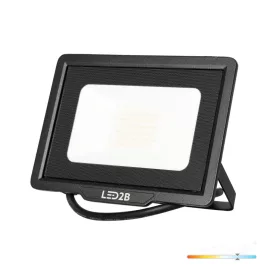 MH LED-reflektor, 120°, IP65, 30 W, Hideg fehér, fekete