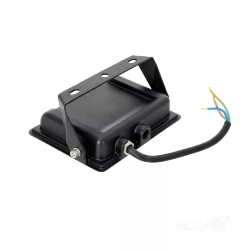 MH LED-reflektor, 120°, IP65, 30 W, Hideg fehér, fekete