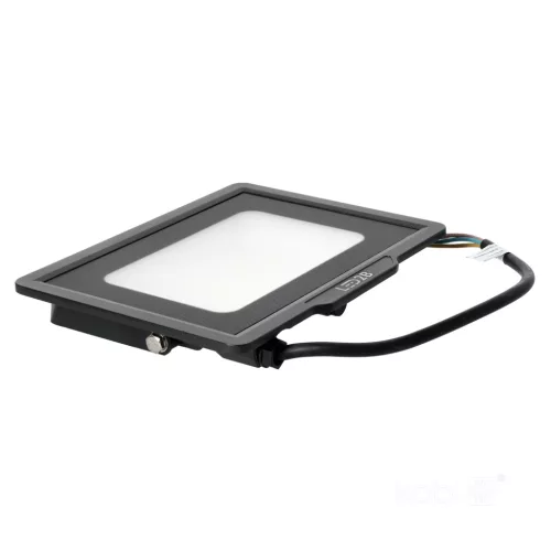 MH LED-reflektor, 120°, IP65, 50 W, Természetes fehér, fekete