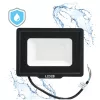 MH LED-reflektor, 120°, IP65, 50 W, Természetes fehér, fekete