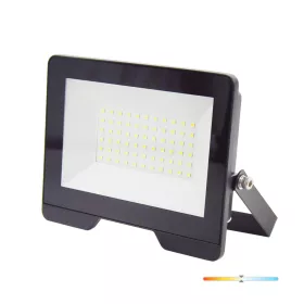  MH LED-reflektor, 120°, IP65, 50 W, Természetes fehér, fekete