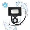 MHC LED-reflektor, 120°, IP65, 10 W, Természetes fehér, fekete