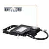 MHC LED-reflektor, 120°, IP65, 10 W, Hideg fehér, fekete