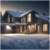 MHC LED-reflektor, 120°, IP65, 30 W, Természetes fehér, fekete