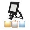 MHC LED-reflektor, 120°, IP65, 30 W, Természetes fehér, fekete
