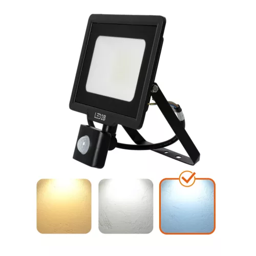 MHC LED-reflektor, 120°, IP65, 30 W, Hideg fehér, fekete