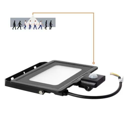 MHC LED-reflektor, 120°, IP65, 50 W, Hideg fehér, fekete