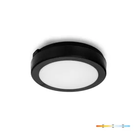 Ceiling lamp LED NAIROS G2 12W 3CCT IP65 black Kobi Premium