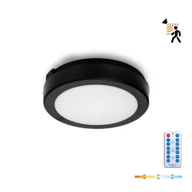   Ceiling lamp LED NAIROS G2 12W 3CCT LX IP65 black Kobi Premium