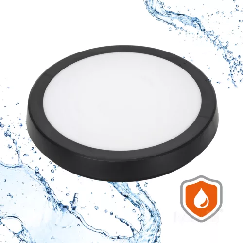 Ceiling lamp LED NAIROS G2 18W 3CCT LX IP65 black Kobi Premium