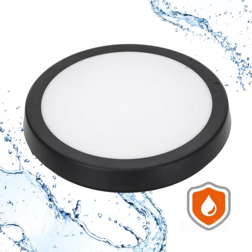 Ceiling lamp LED NAIROS G2 24W 3CCT LX IP65 black Kobi Premium
