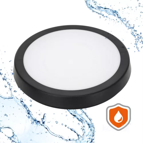 Ceiling lamp LED NAIROS G2 24W 3CCT LX IP65 black Kobi Premium