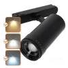 NEXTRACK VISION háromfázisú sínes lámpa, 10W, 10/60°, CRI 90, Szabályozható színhőmérséklet, Fekete