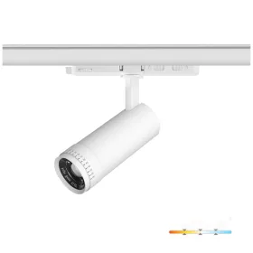   NEXTRACK VISION háromfázisú sínes lámpa, 20W, 10/60°, CRI 90, Szabályozható színhőmérséklet, Fehér