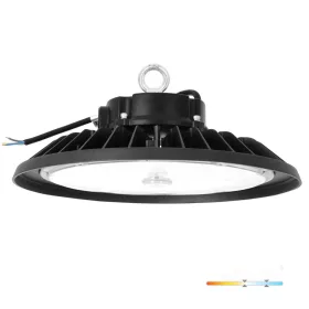   RIO PRO Csarnokvilágító, 120°, IP66, IK10, 200 W, Szabályozható színhőmérséklet, fekete, 5 év garancia