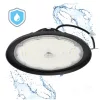 RIO PRO Csarnokvilágító, 120°, IP66, IK10, 200 W, Szabályozható színhőmérséklet, fekete, 5 év garancia