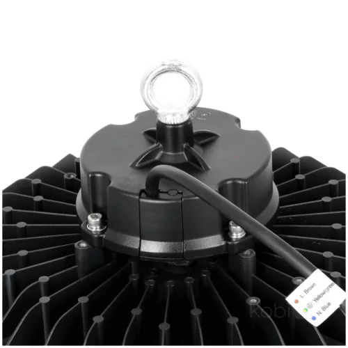 RIO PRO Csarnokvilágító, 120°, IP66, IK10, 200 W, Szabályozható színhőmérséklet, fekete, 5 év garancia