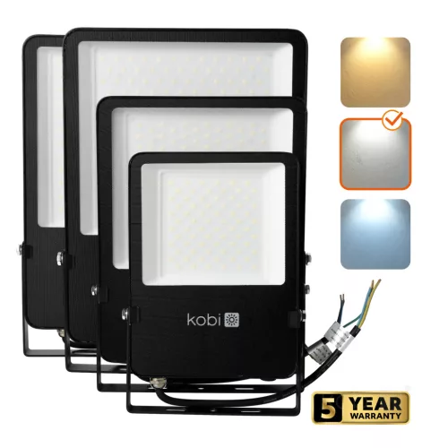 SEUL LED-reflektor, 120°, IP65, 100 W, Természetes fehér, fekete