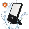 SEUL LED-reflektor, 120°, IP65, 100 W, Természetes fehér, fekete