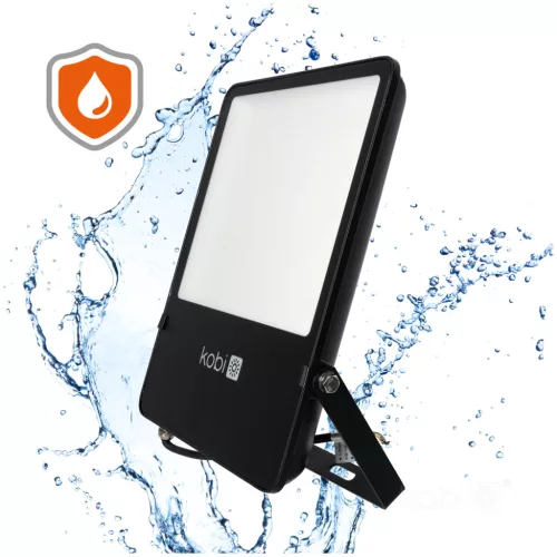 SEUL LED-reflektor, 120°, IP65, 150 W, Természetes fehér, fekete