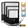 SEUL LED-reflektor, 120°, IP65, 50 W, Természetes fehér, fekete