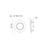 Downlight LED SATURN 6W 4000K Kobi Premium