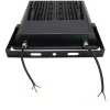 US LED-reflektor, 60°, IP65, 300 W, Természetes fehér, fekete