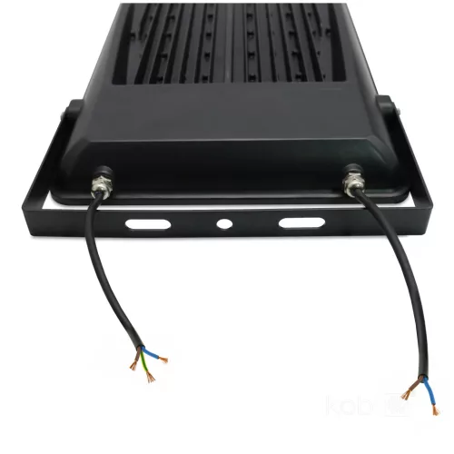 US LED-reflektor, 90°, IP65, 300 W, Természetes fehér, fekete