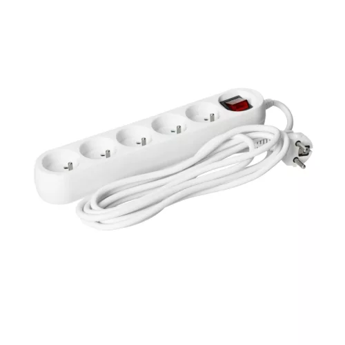 Extension cord KOBI LINEA 5gn/3m/Zu+W Kobi