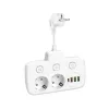 Extension cord KOBI LINEA PRO FL 2 sockets+3USB/1USB-C/0,2m white Kobi