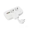 Extension cord KOBI LINEA PRO FL 2 sockets+3USB/1USB-C/0,2m white Kobi