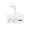 Extension cord KOBI LINEA PRO FL 2 sockets+3USB/1USB-C/0,2m white Kobi