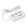 Extension cord KOBI LINEA PRO 3 sockets+4USB/1USB-C/3m/Zu+W white Kobi