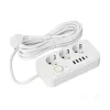 Extension cord KOBI LINEA PRO 3 sockets+4USB/1USB-C/5m/Zu+W white Kobi