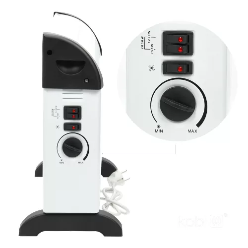 Convector heater SONDO 2000W TURBO white Kobi Windstar