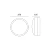 OPRAWA OŚWIETLENIOWA RUTO 100W E27 WHITE