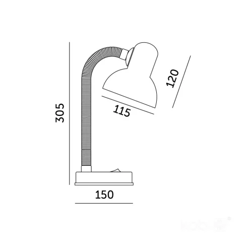 Table lamp ŚMIESZEK 1xE27 Black Kobi