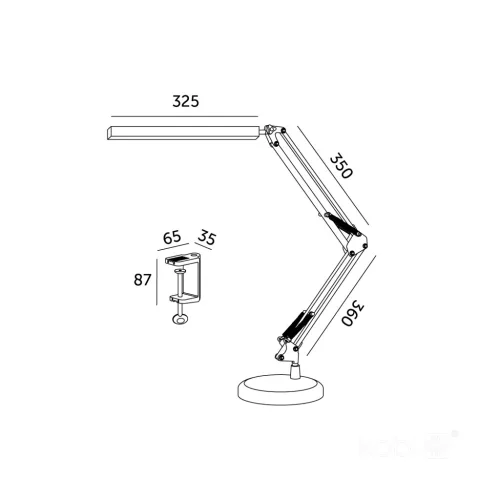 Table lamp LED TENUIX 14W 3CCT black LED2B