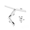 Table lamp LED TENUIX DUO 28W 3CCT black LED2B