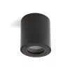 Downlight AQUARIUS 1xGU10 round IP44 black Kobi