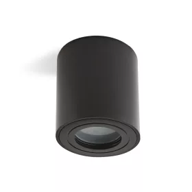 Downlight AQUARIUS 1xGU10 round IP44 black Kobi