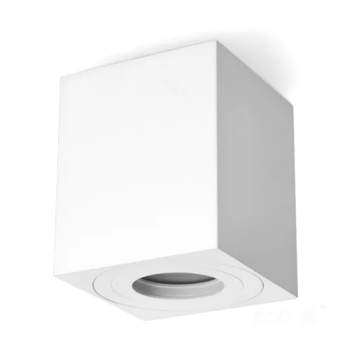 Downlight AQUARIUS 1xGU10 square IP44 white Kobi